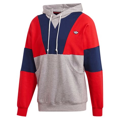 roter adidas hoodie herren